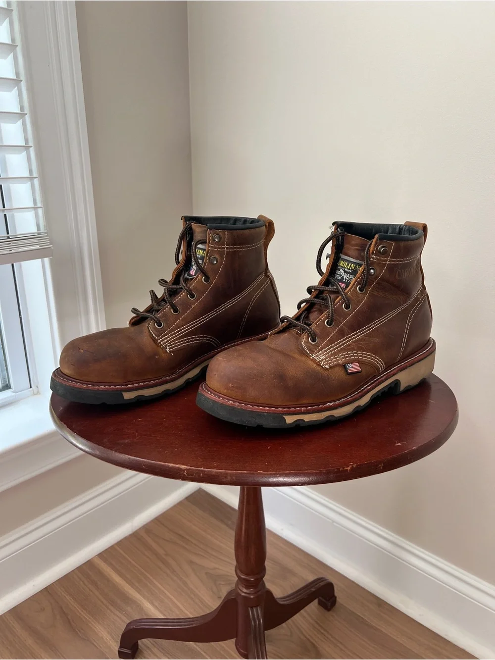 Carolina Boots Ferric Brown Steel-Toe 6